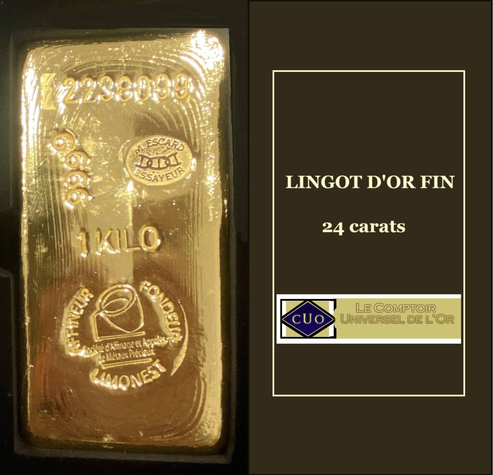 Rachat Or - Or 24 Carats au Comptoir Universel de l'Or